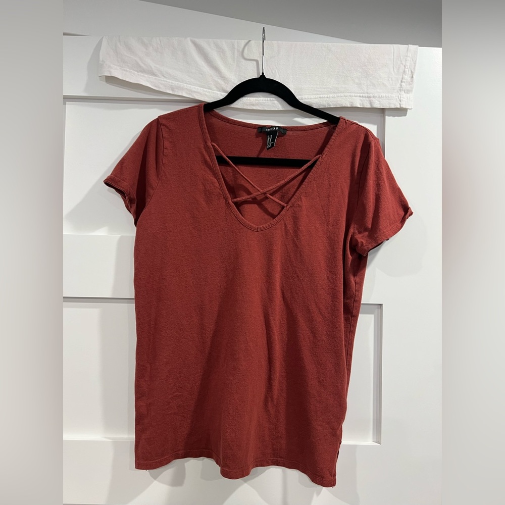 F21 plain tee